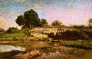Charles Francois Daubigny The Flood Gate at Optevoz oil painting artist